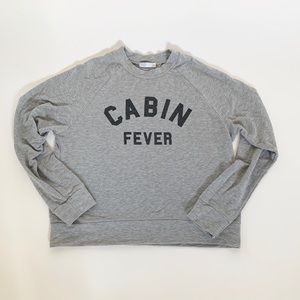 Cabin Fever Grey Crew Neck Sweatshirt